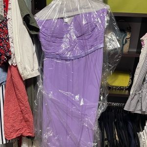 Purple bridesmaid dress